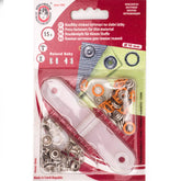 Drukknopen set | 10 mm | Baby - Ring | oranje | 15 stuks Drukknopen KIN - 10 - BABY - ORANJE - 1973 8590265077821
